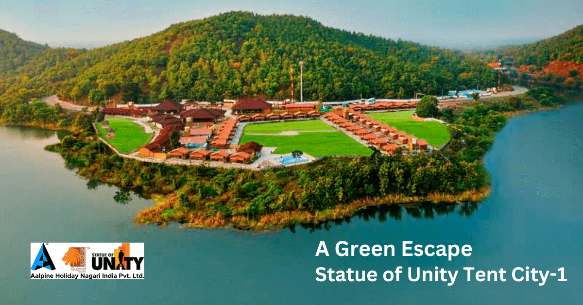 A Green Escape – Statue of Unity Tent City-1