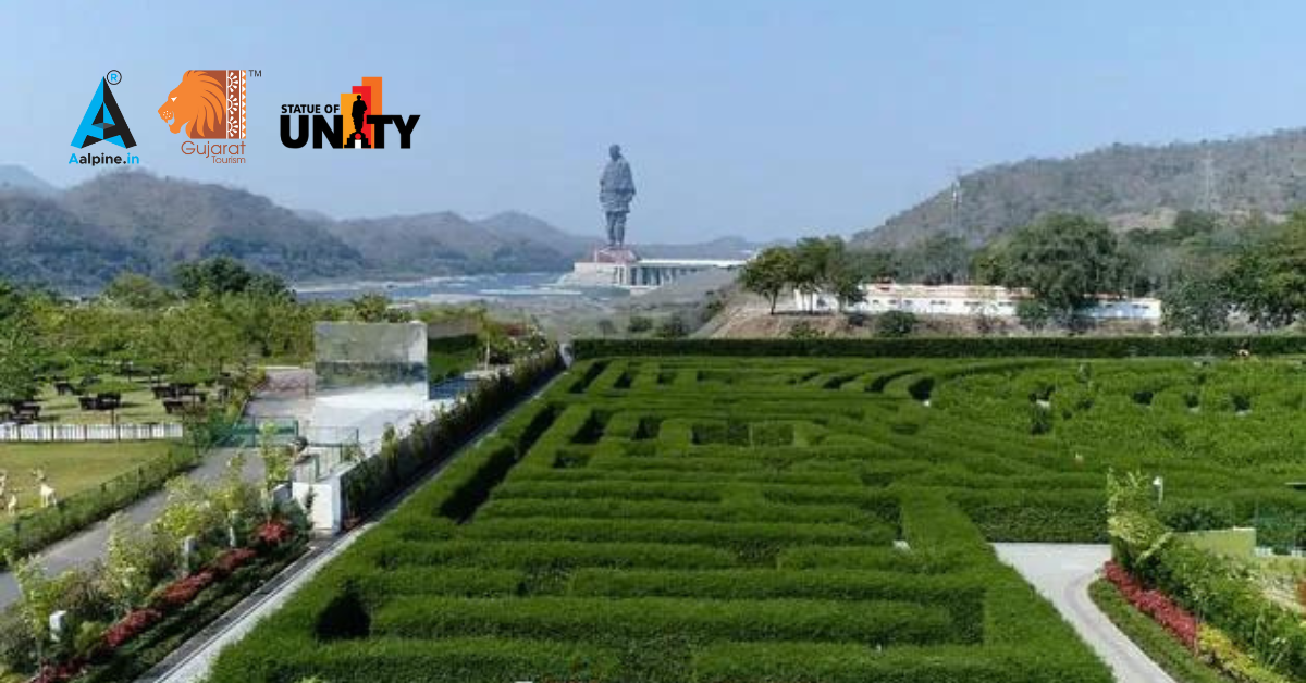 Explore the Maze Garden and Miyawaki Forest at Statue of Unity in Gujarat!