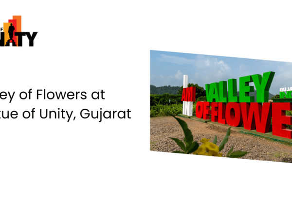 Valley of Flowers at Statue of Unity, Gujarat