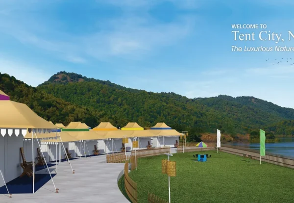 Experience Adventure and Comfort: Statue of Unity Tent City-1