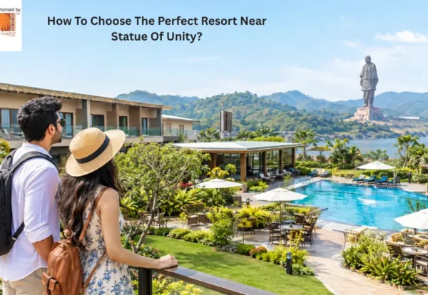 Resort near Statue of Unity with comfortable accommodation and scenic surroundings